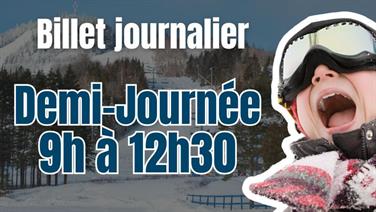 Image pour : BILLETS 1/2 JOUR (9 À 12:30)